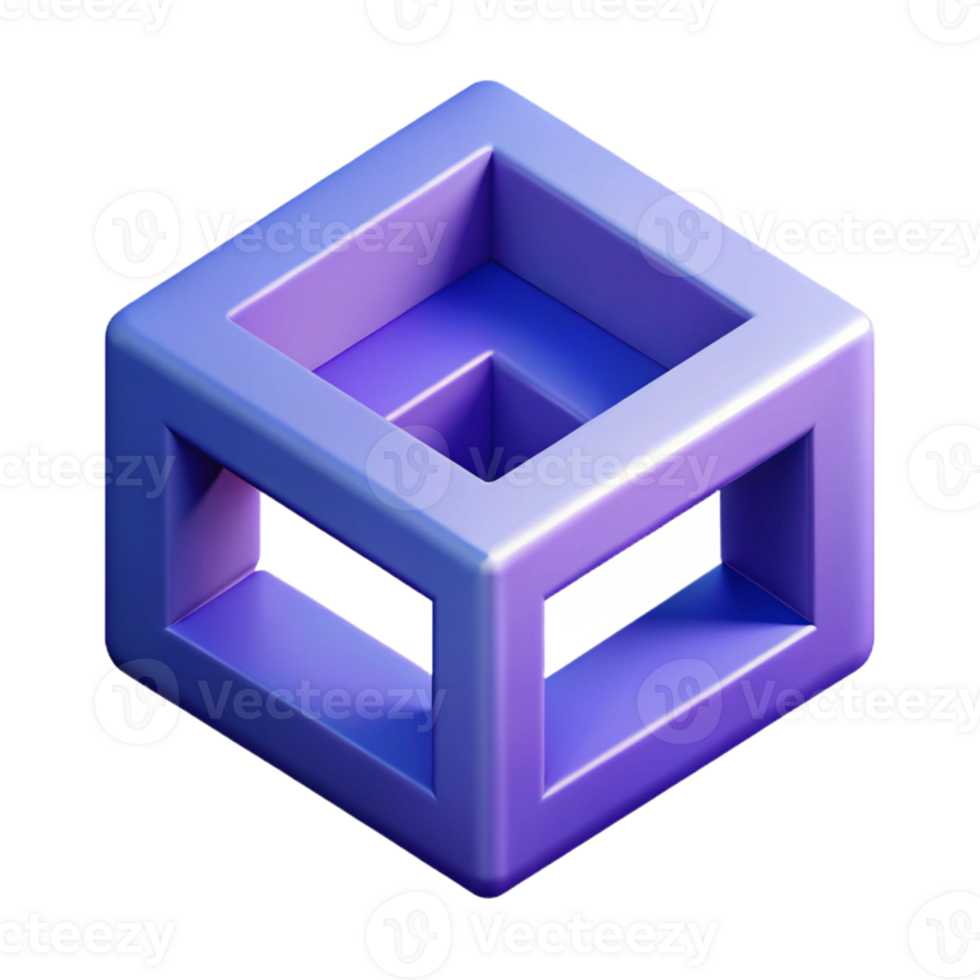 hypnotic intense nordic Isometric abstract geometric shape. Minimal, symmetrical with Scalable Design. flawless png