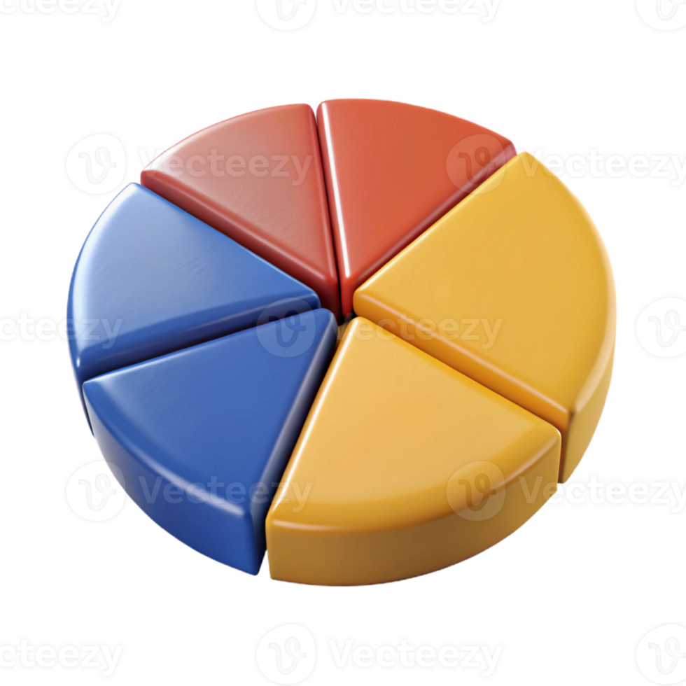 extraordinary nordic Pie chart divided into six equal segments. Flat color, single-weight stroke with Scalable Design. professional png