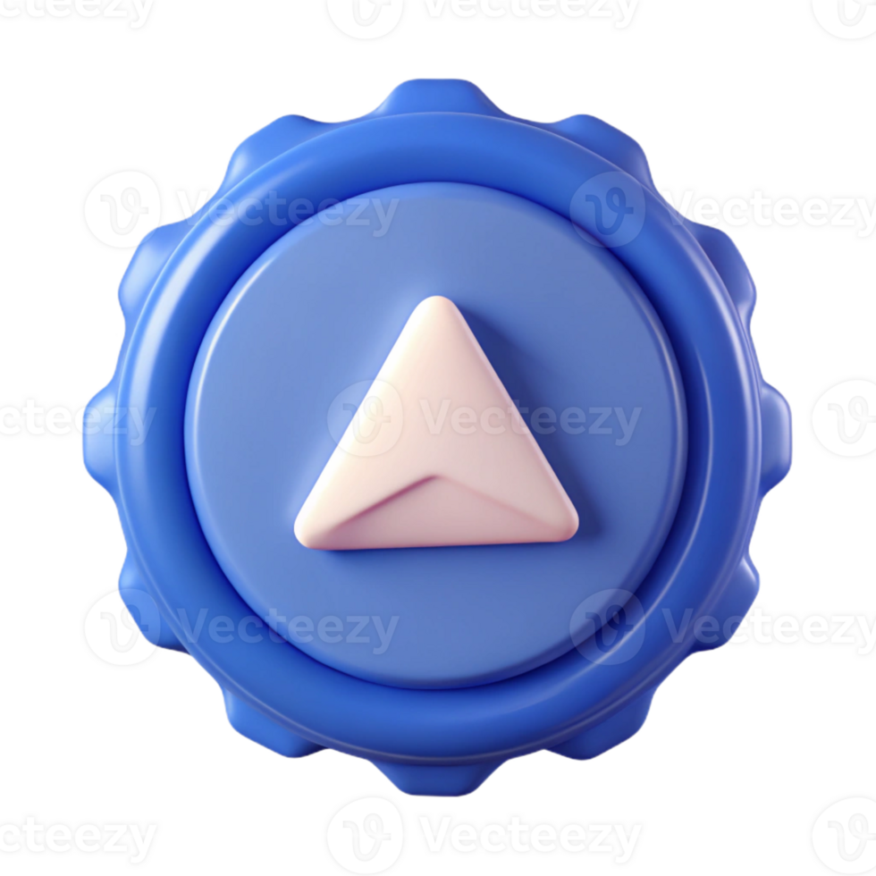 breathtaking mysterious avant-garde Circular badge with a simple triangle. Crisp edges, scalable, single-weight stroke with Scalable Design. authentic png