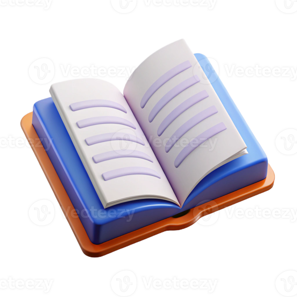 exquisite avant-garde Open book pictogram. Clean lines, flat color, crisp edges. FORMAT with Scalable Design. professional png