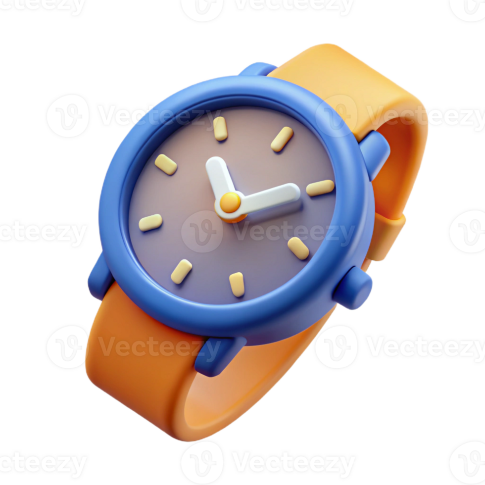 captivating urban Minimal technical schematic of a watch. Flat color, with Scalable Design. high resolution png
