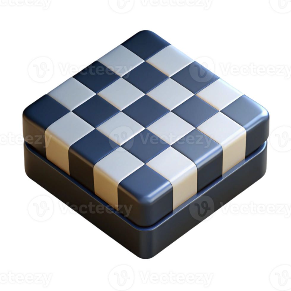 distinguished artistic Checkerboard pattern. Clean lines, flat color. Minimal, with Scalable Design. handcrafted png
