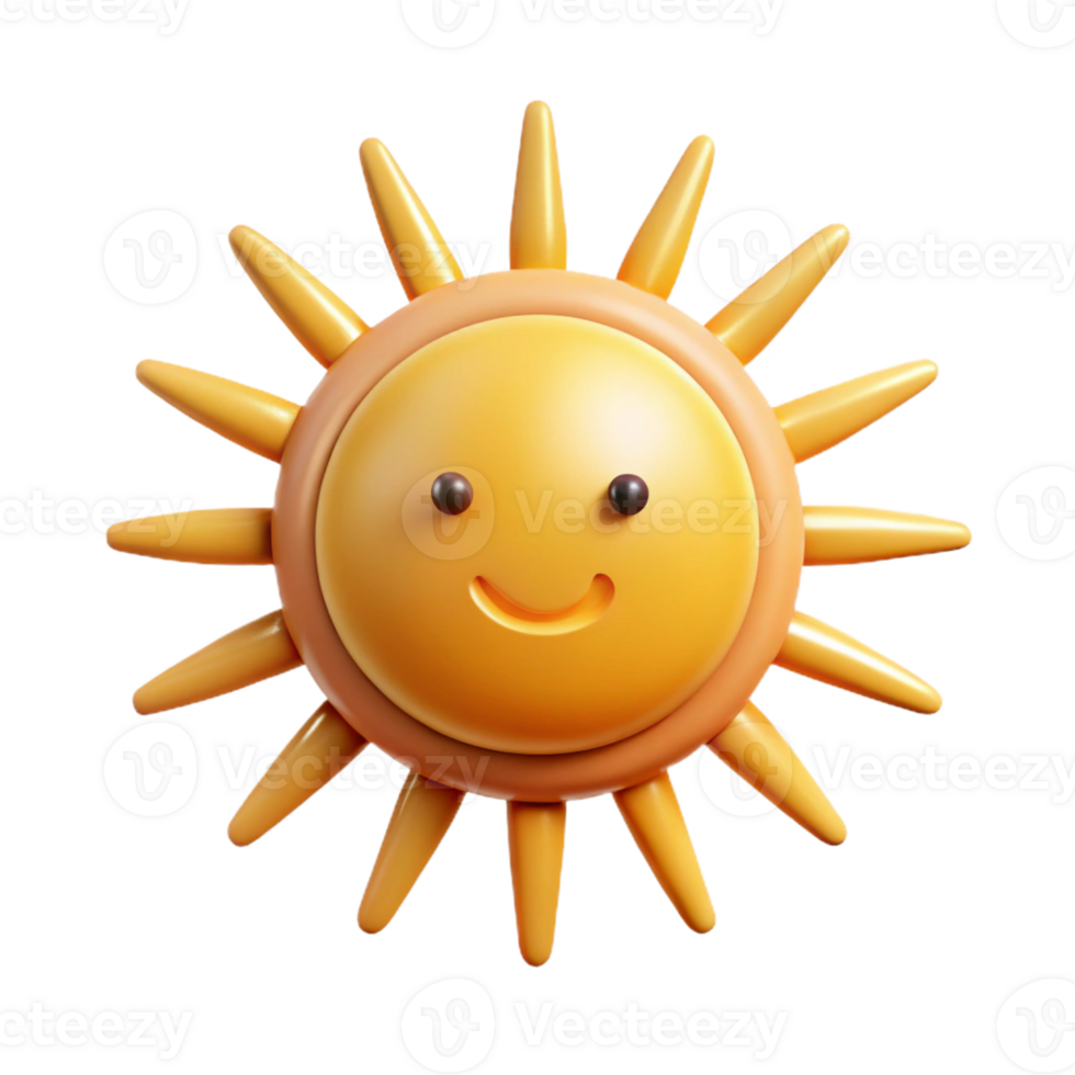breathtaking notable Circular sun character with straight rays. Flat color, single-weight stroke, symmetrical with Scalable Design. png