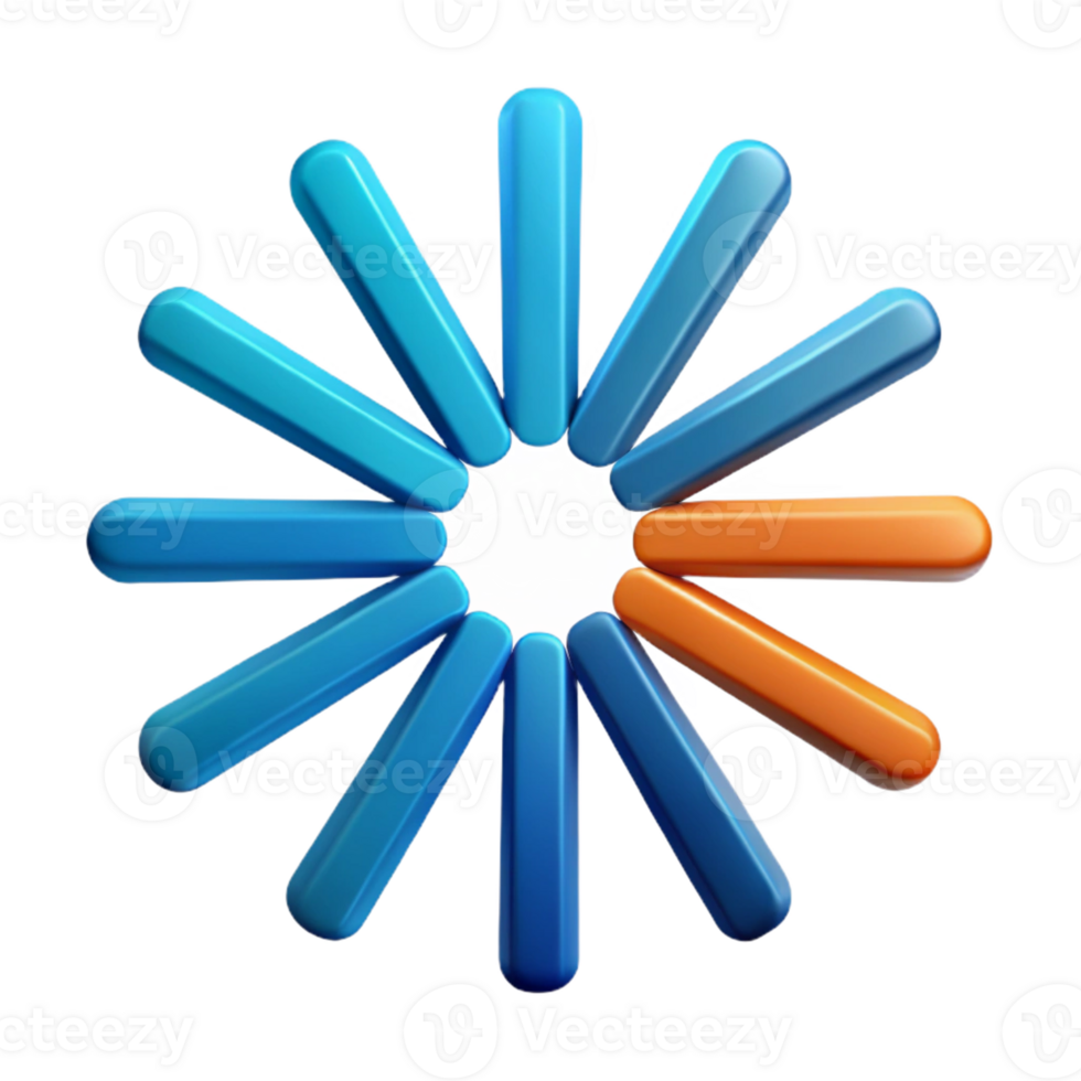 immaculate industrial Abstract logo of five radiating lines. Crisp edges, flat color, with Scalable Design. handcrafted png