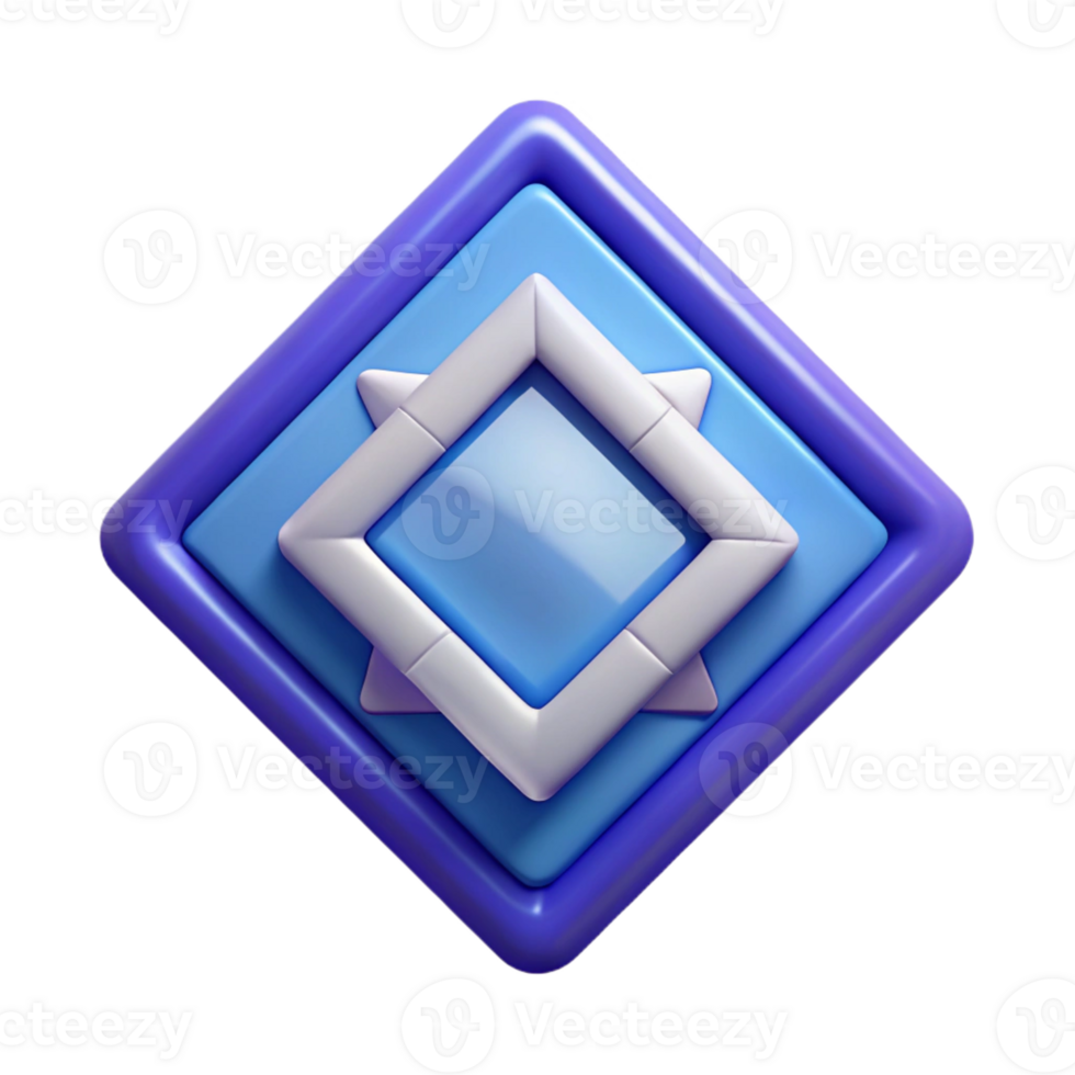 dynamic alluring Diamond-shaped badge with two intersecting lines. Geometric, scalable, minimal design with Scalable Design. ultra HD png
