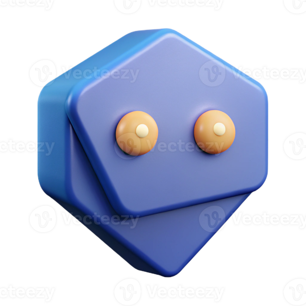 dreamy breathtaking Geometric speech bubble character with a dot inside. Flat color, crisp edges, symmetrical with Scalable Design. 4K png
