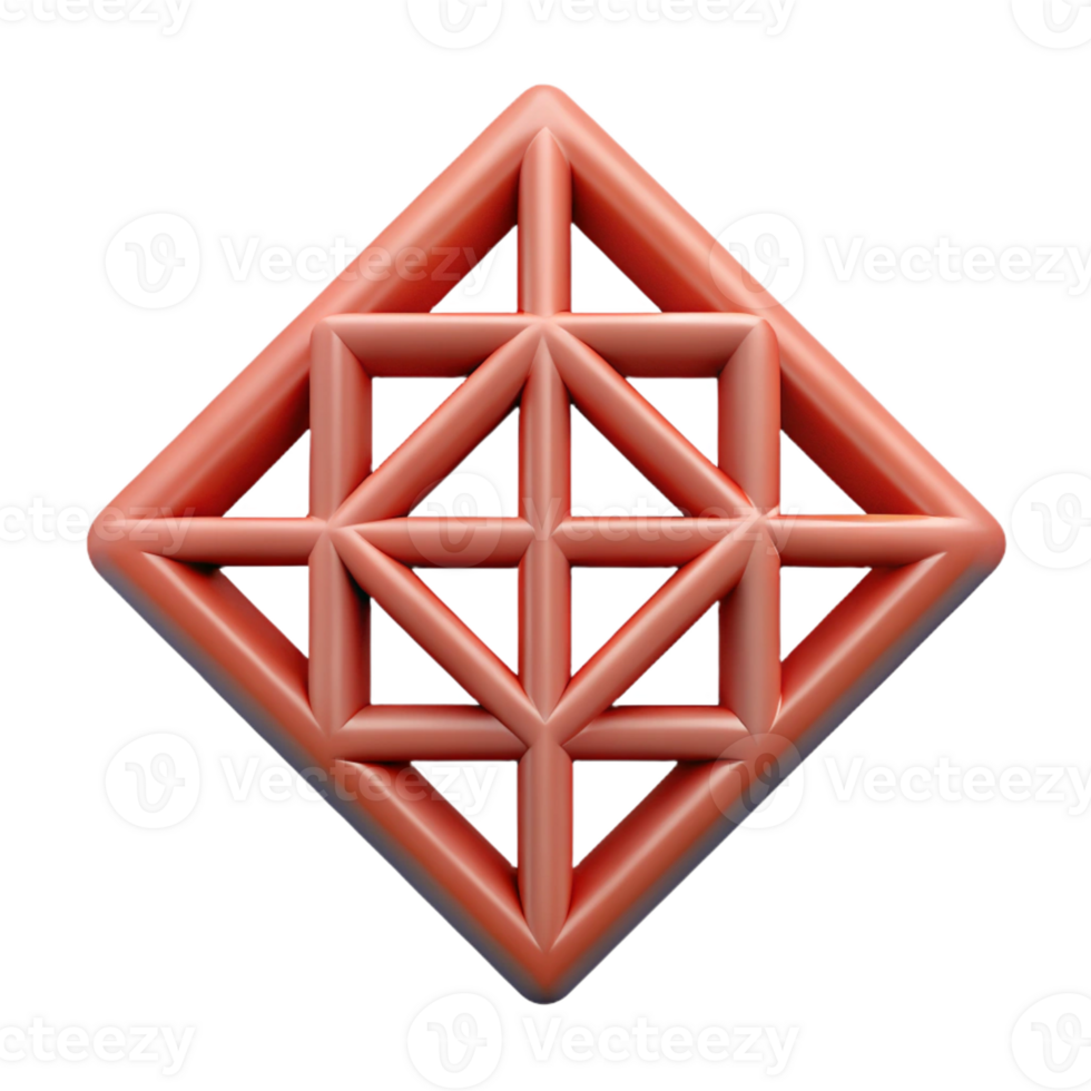 inspired retro Geometric logo featuring overlapping triangles. Crisp edges, flat color with Scalable Design. high resolution png
