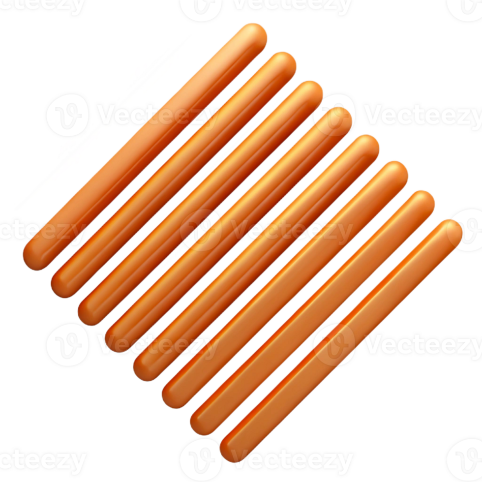 enchanting romantic vintage A set of parallel diagonal lines. Geometric, single-weight stroke, with Scalable Design. professional png