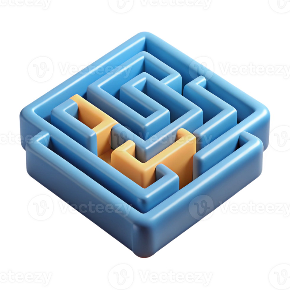 joyful beautiful Maze pattern, single-weight stroke, crisp edges, with Scalable Design. artisan png