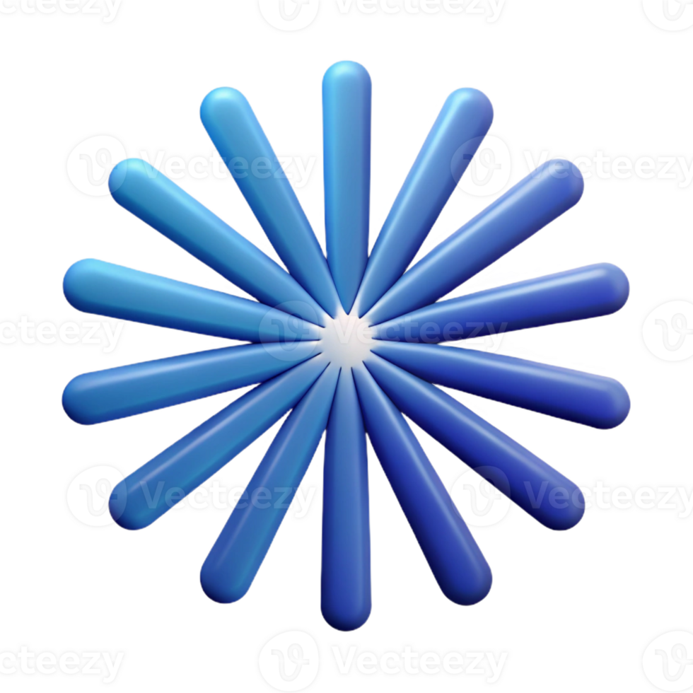 immaculate industrial Abstract logo of five radiating lines. Crisp edges, flat color, with Scalable Design. masterfully captured png