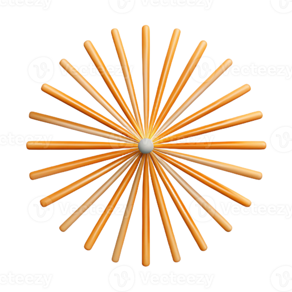 hypnotic creative Radial lines emanating from a central point. Single-weight stroke, clean lines with Scalable Design. museum quality png