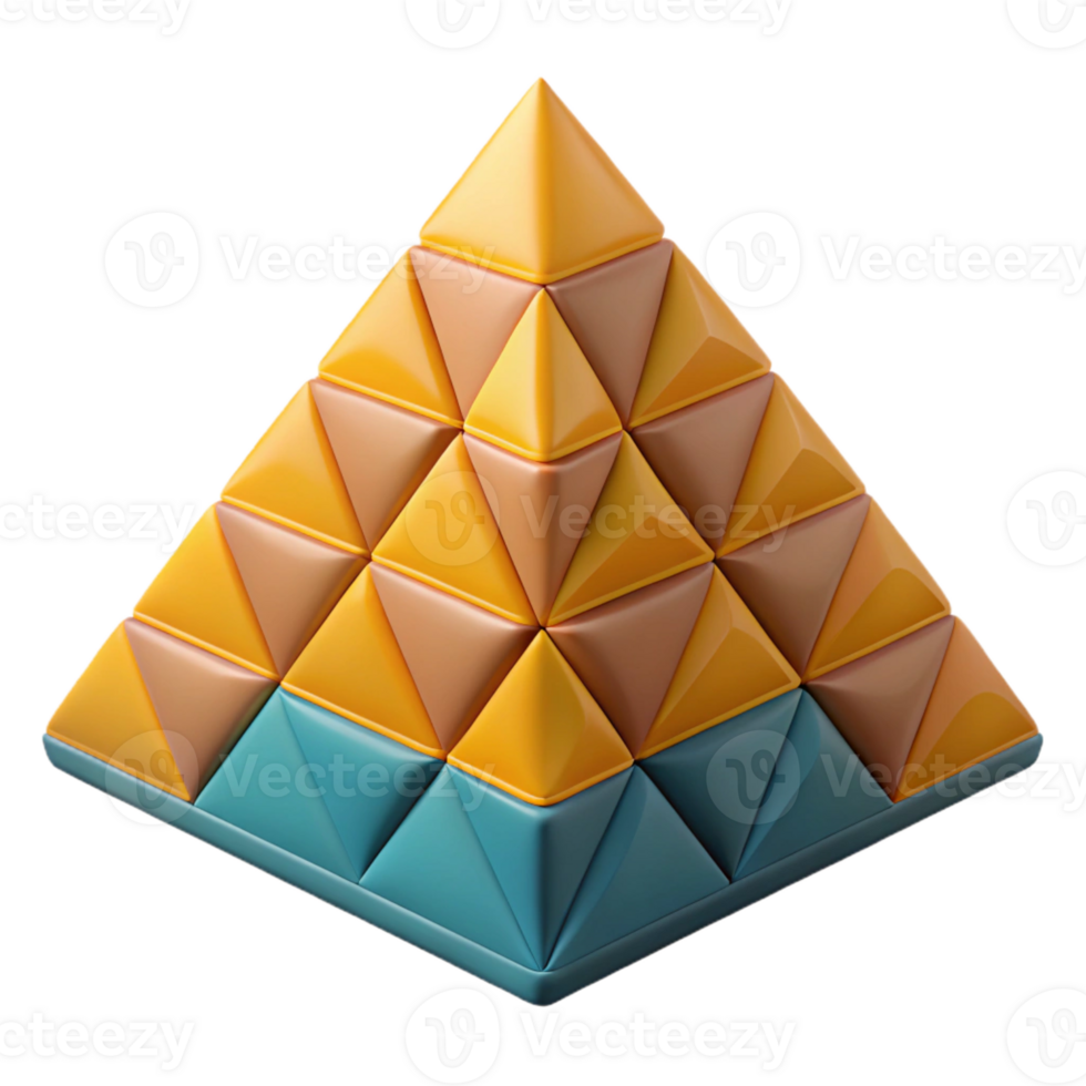 hypnotic coveted Scalable geometric pattern of triangles with flat colors with Scalable Design. png