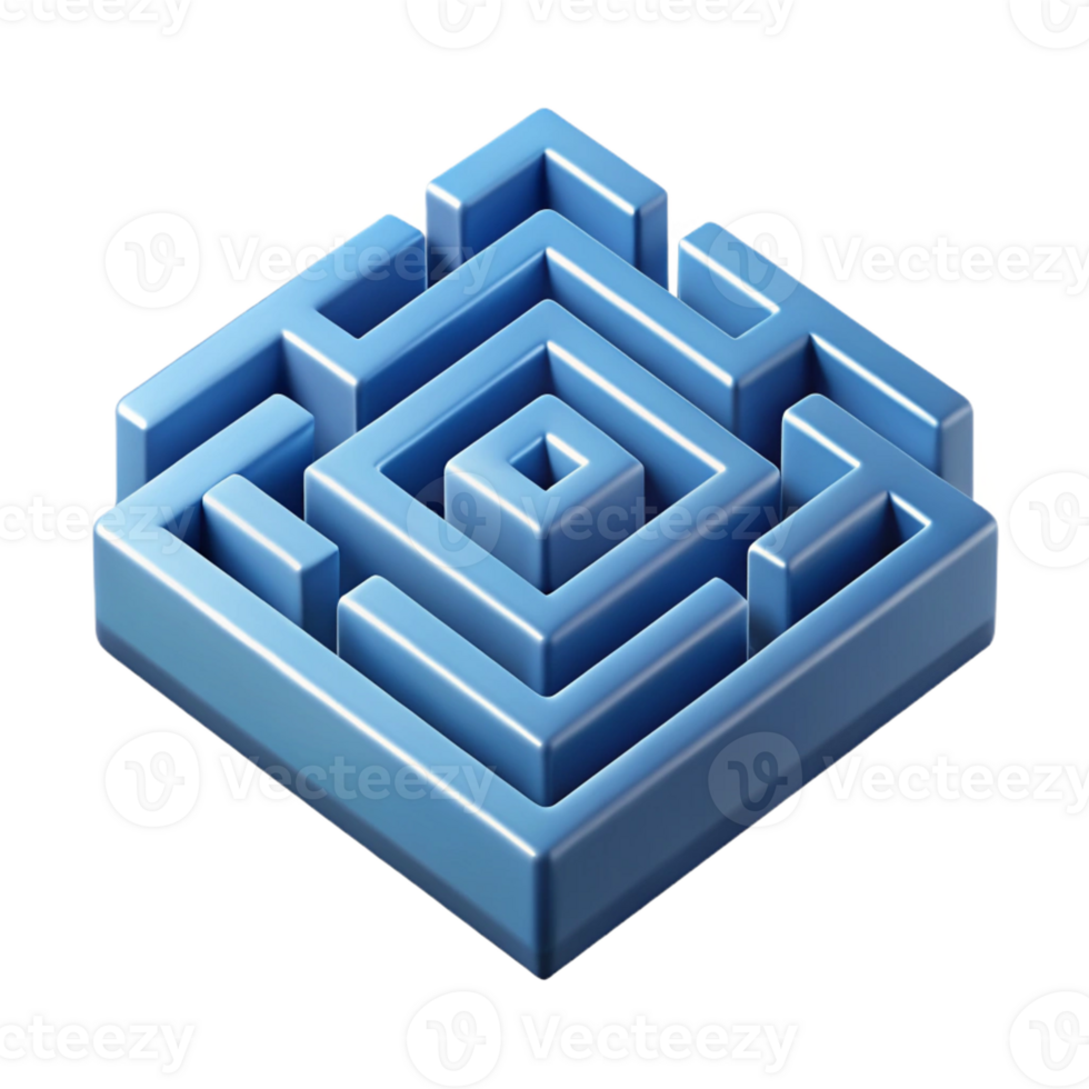 alluring remarkable Geometric maze pattern. Clean lines, flat color. Minimal, with Scalable Design. png