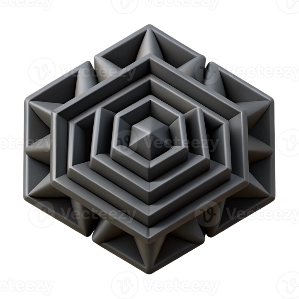 dramatic mysterious rustic Abstract geometric pattern with clean lines. Flat black color with Scalable Design. detailed png