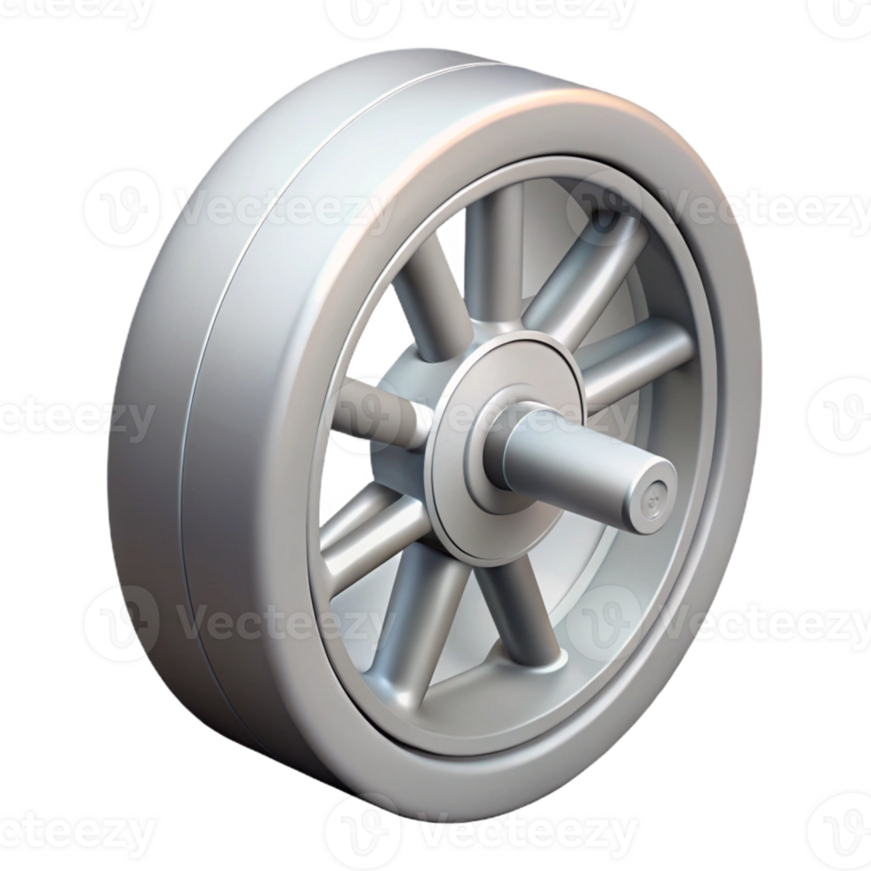elegant classic Technical drawing of a wheel and axle. Clean lines, scalable, minimal with Scalable Design. exclusive png