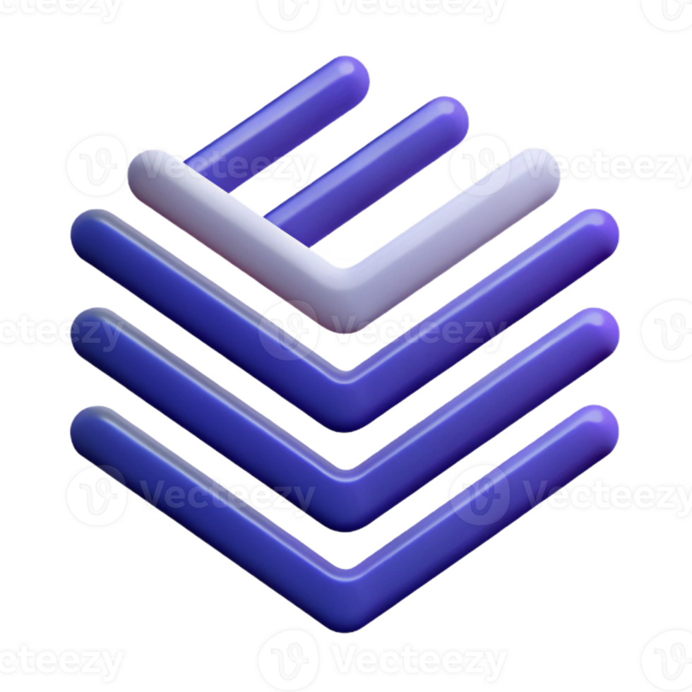 impressive tranquil artistic Abstract composition of five parallel lines. Flat color, clean lines, with Scalable Design. authentic png