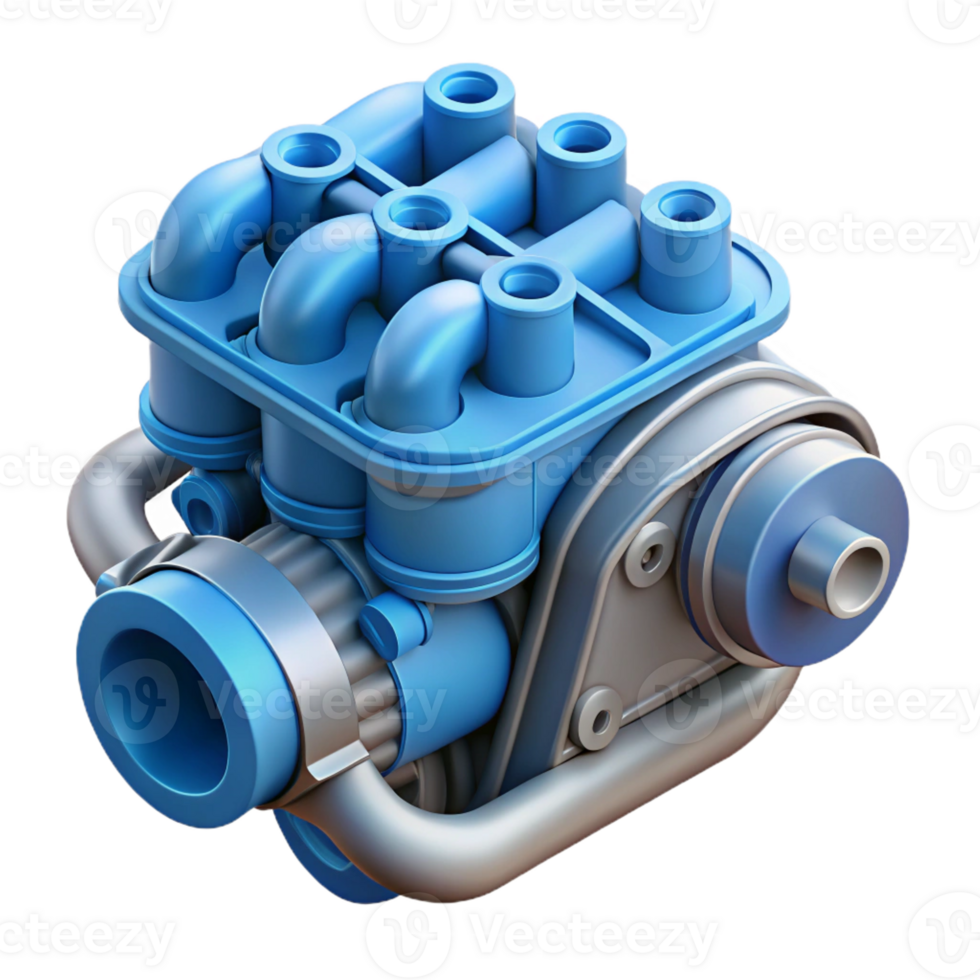 dynamic splendid Minimal technical schematic of a car engine. Crisp edges, with Scalable Design. sharp png