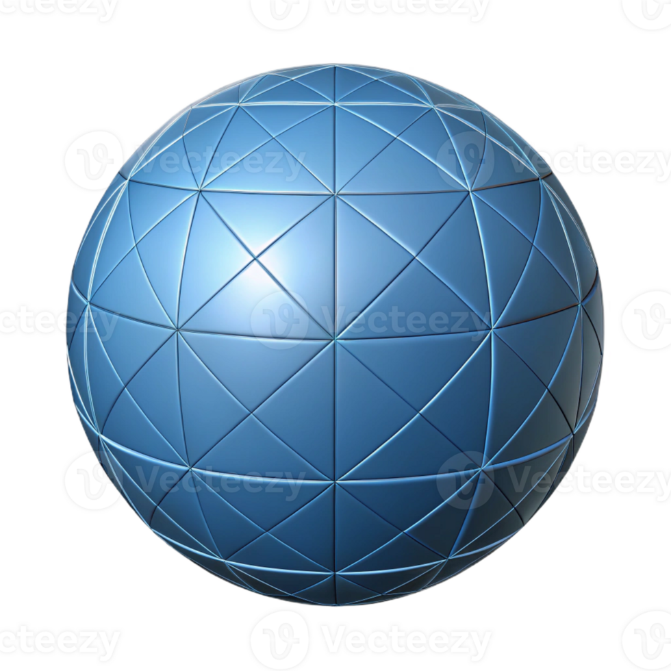 ethereal splendid Geometric drawing of a sphere. Flat color, clean lines with Scalable Design. flawless png