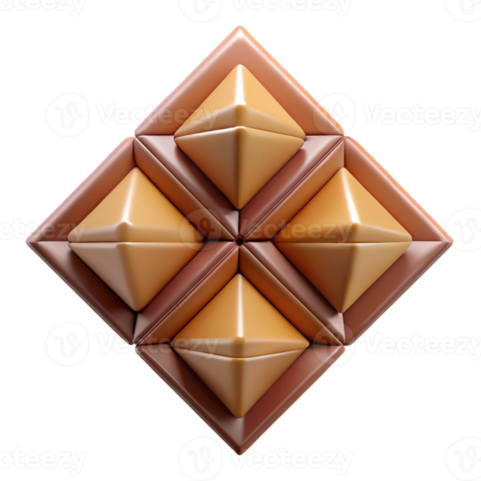 impressive creative Symmetrical arrangement of triangles and squares. Flat color, with Scalable Design. flawless png