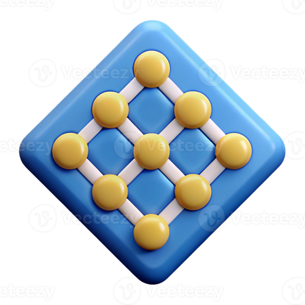 iconic elegant Flat color, geometric pattern of squares and circles. Clean lines, with Scalable Design. perfect clarity png