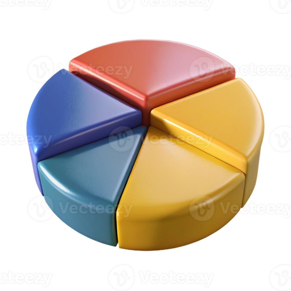 dramatic bold modern Pie chart divided into six equal segments. Flat color, single-weight stroke with Scalable Design. high resolution png