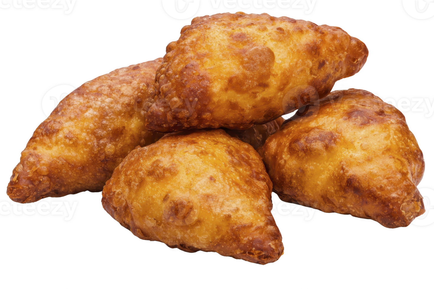 A Golden, crispy fried pastries stacked together, showcasing delicious, flaky texture. These savory treats are perfect for snack or appetizer, offering satisfying crunch png