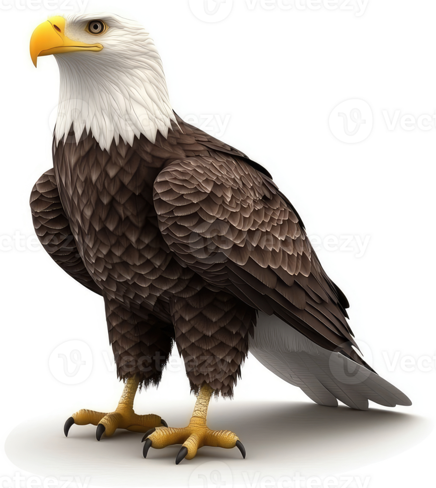 Majestic bald eagle, a symbol of freedom and strength png