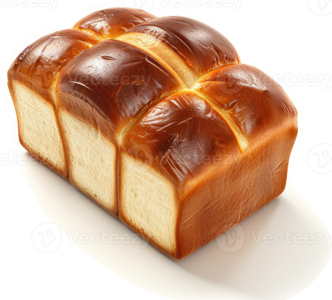 Golden, crusty bread loaf with a distinctive design. png