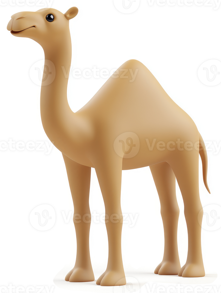 Cartoon camel illustration against a plain background. png