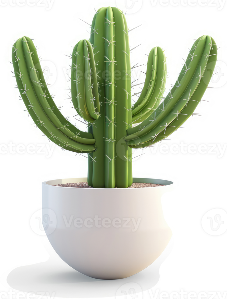 Desert succulent in a modern planter. png