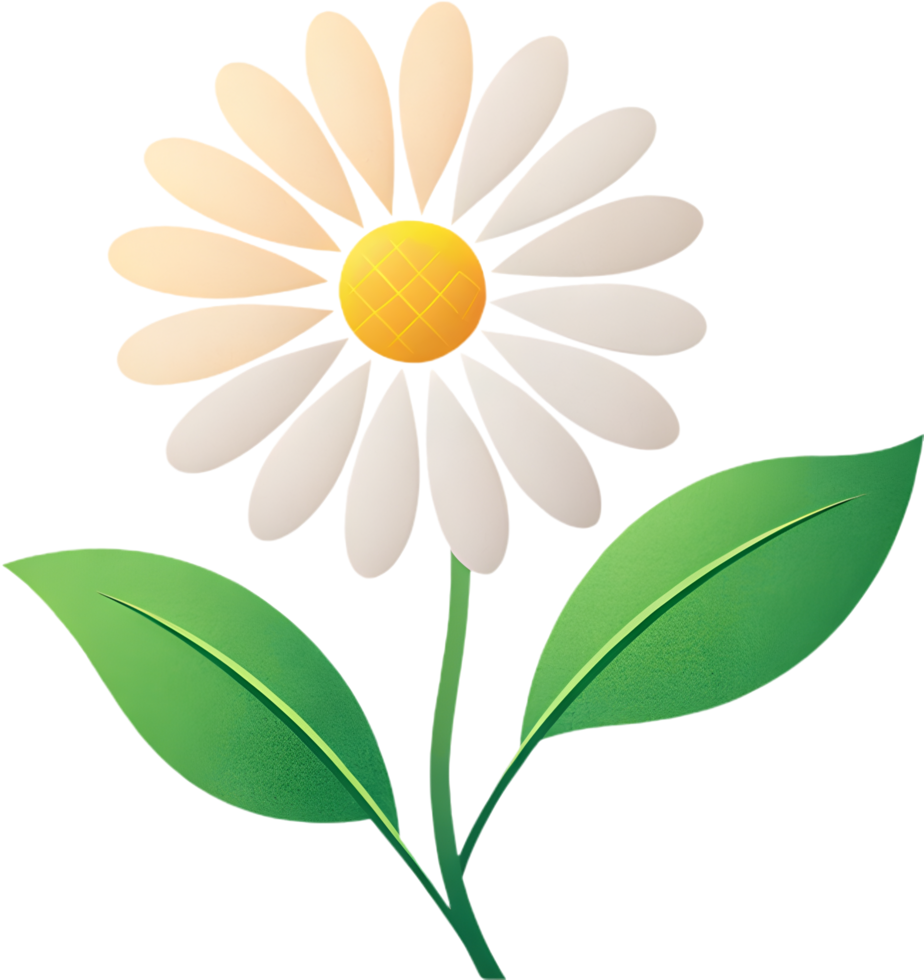 Decorative abstract flower icon for branding and prints. . png