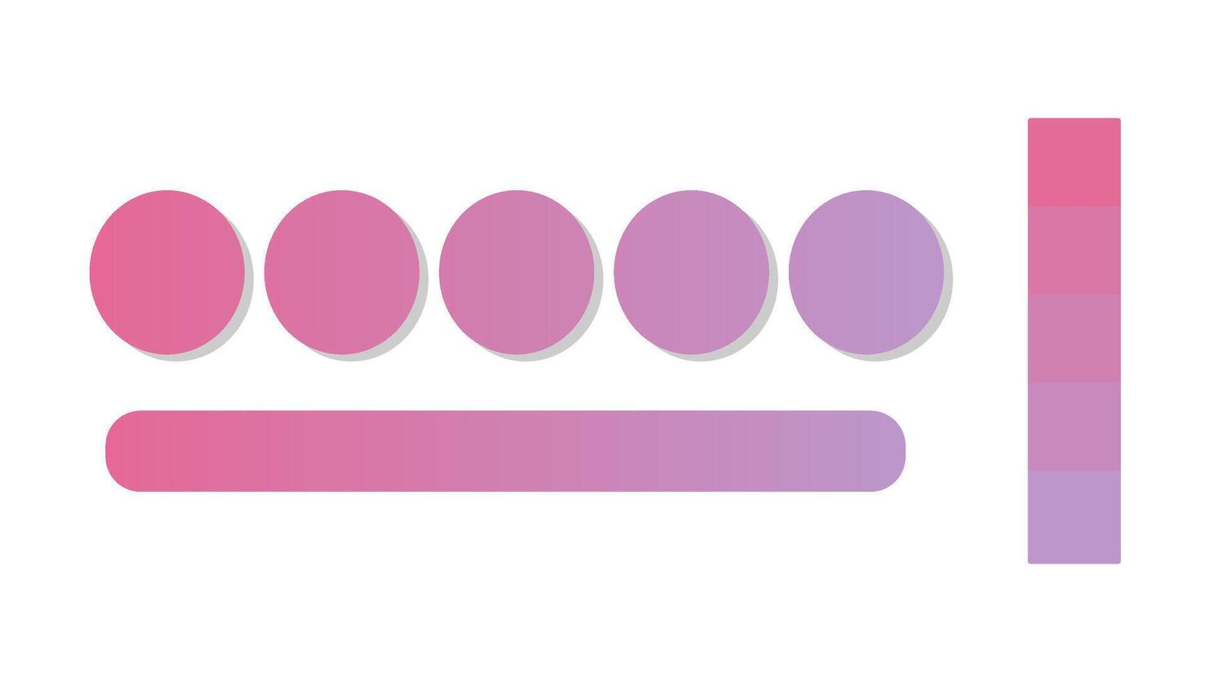 Abstract gradient background with Hot Pink and Lilac color palette. Abstract illustration with gradient blur design. Blurred colored abstract background. Colorful gradient illustration vector