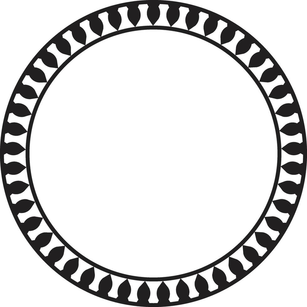 Elegant Ribbon Frame in Minimal Illustration vector