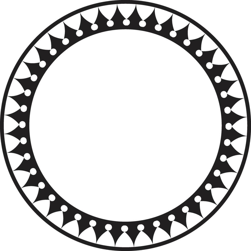 Abstract mandala ornament with intricate ethnic patterns. vector