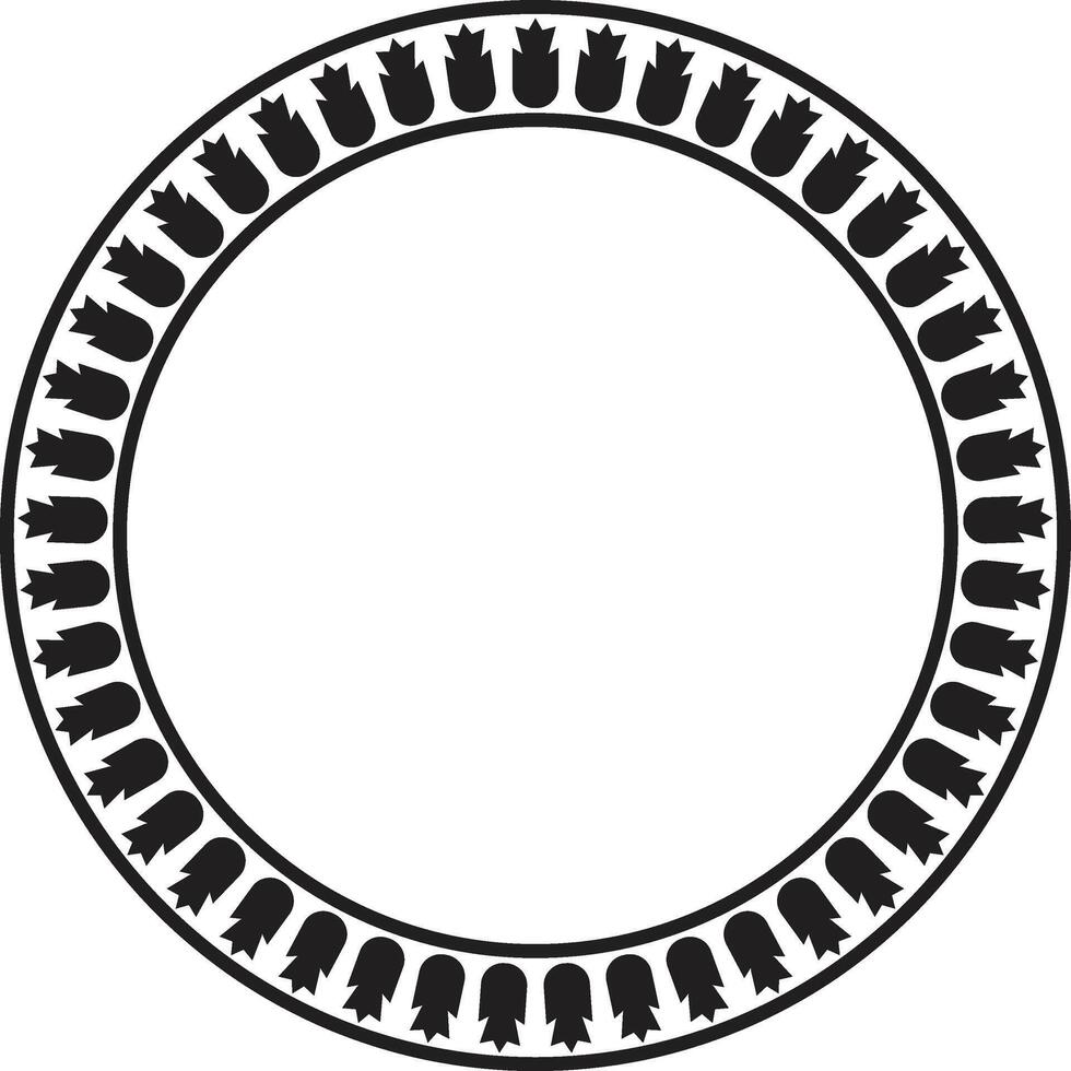 Spiral-themed circular frame with optical swirl texture. vector