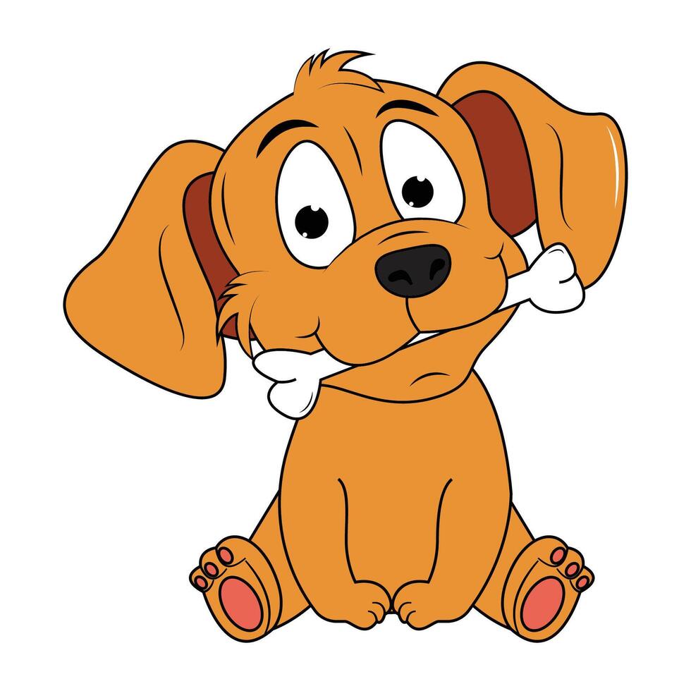pretty dog design vector