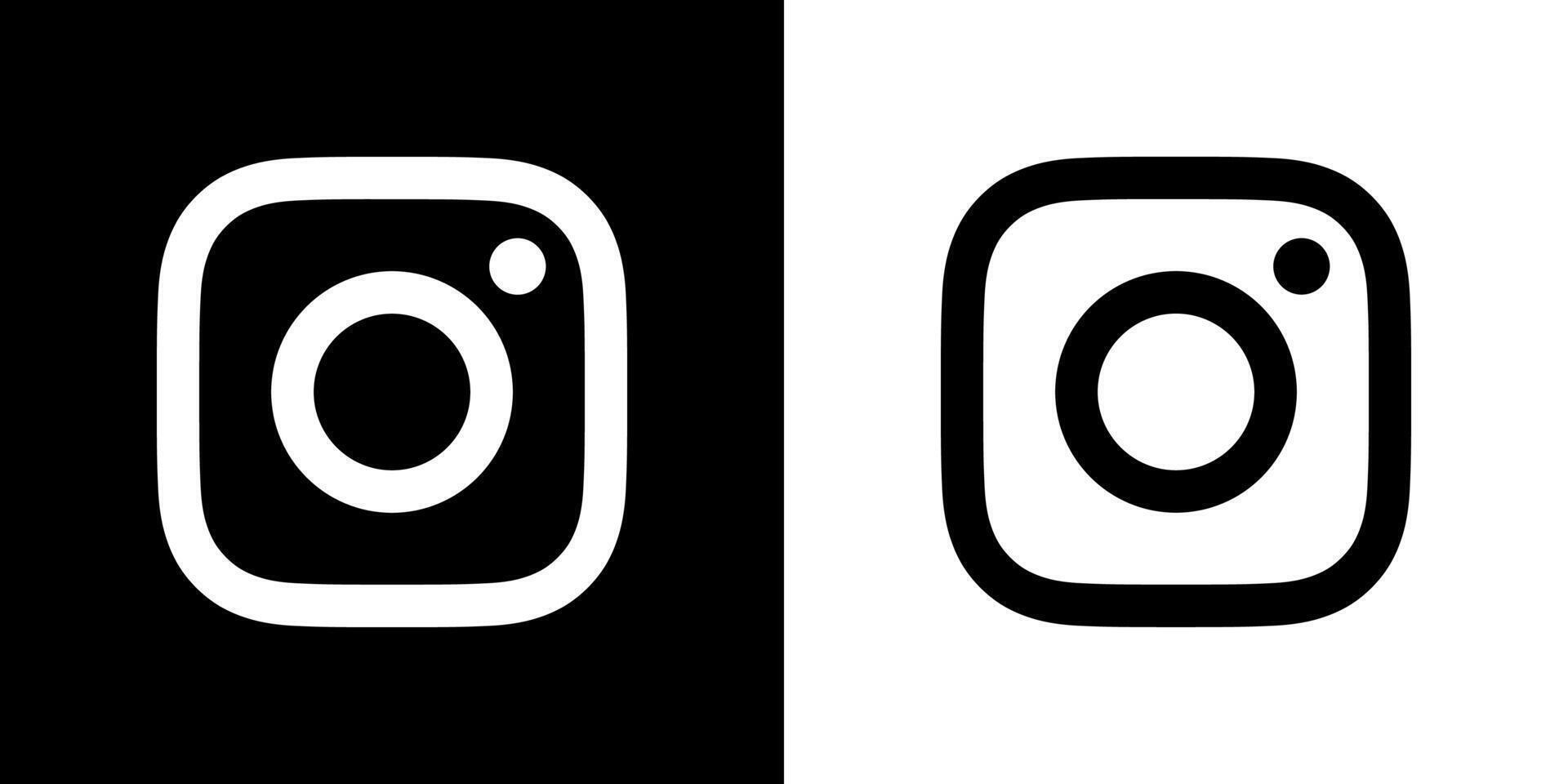 Instagram Letter White Logo Icon, IG App, Premium Social Media Design for Digital Download vector