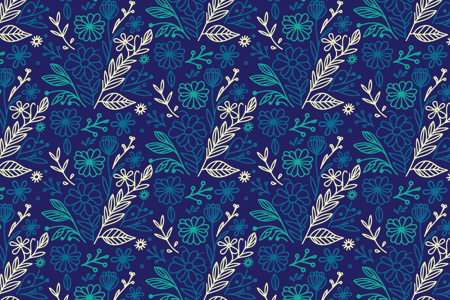 Continuous rose and leaf sketch pattern in minimalist line art style perfect for women wear textile projects and pillowcase printing vector