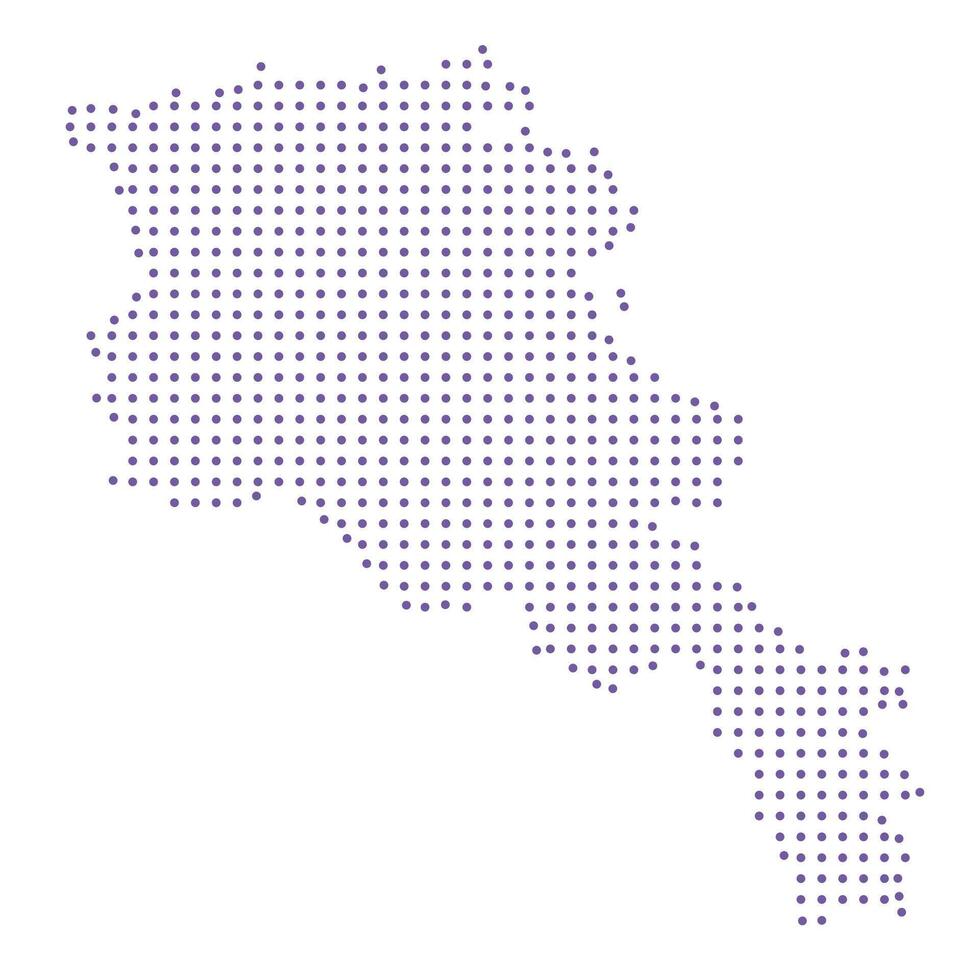 Armenia map dotted pattern design purple circle vector