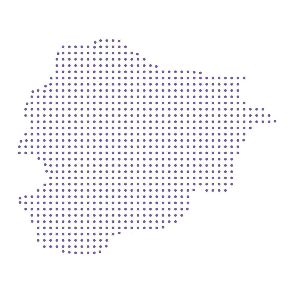 Andora map dotted pattern design purple circle vector