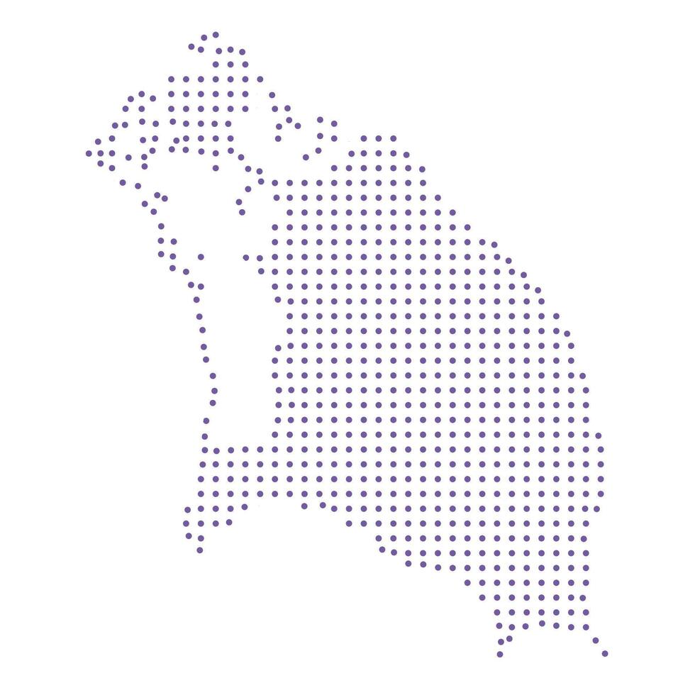 Barbuda map dotted pattern design purple circle vector