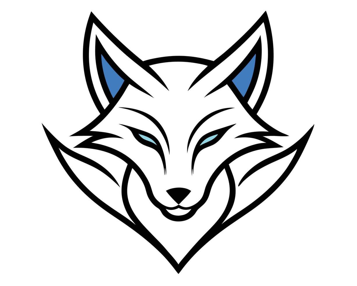 The logo for the team is a blue and white fox vector