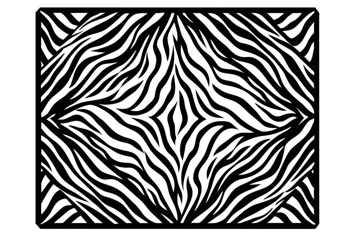 Abstract Zebra Pattern Design for Print or Digital Media vector