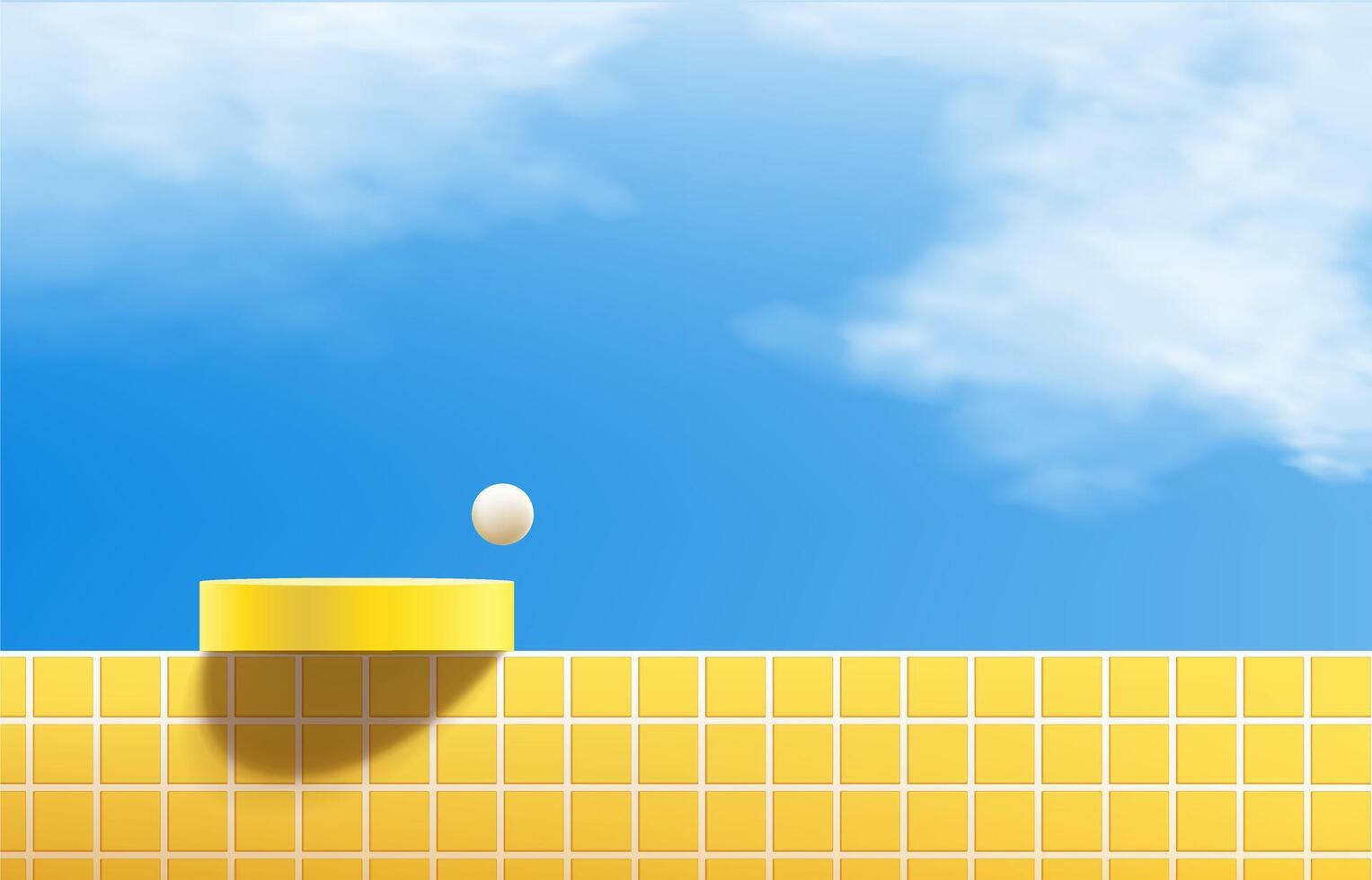 3d rendering, Minimal stage for product display present background, illustration. vector