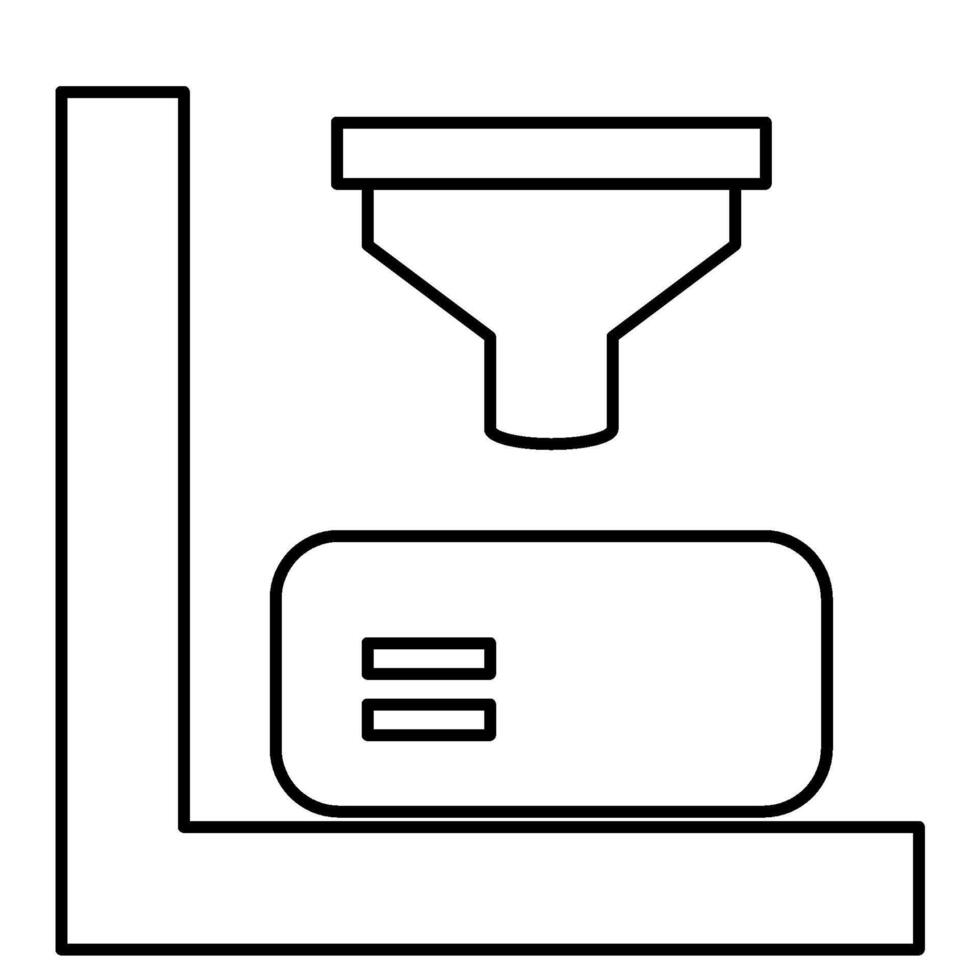 Laboratory analyzer icon vector