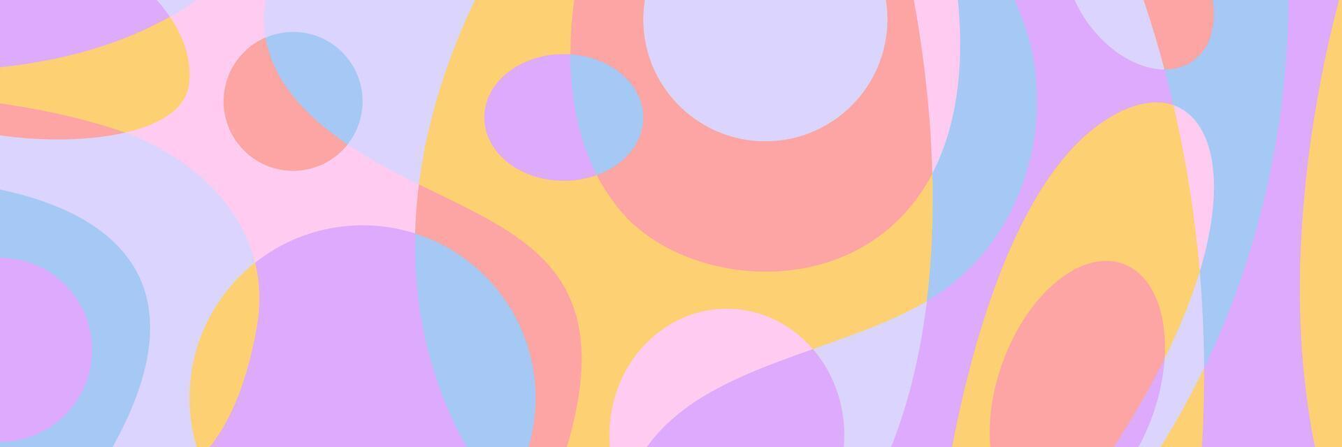 Hand drawn abstract shape background design. vector