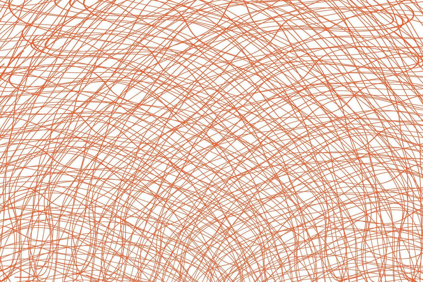 simple abstract orange color random chaotic line net pattern that can be used as a background or texture abstract orange scribbled lines vector