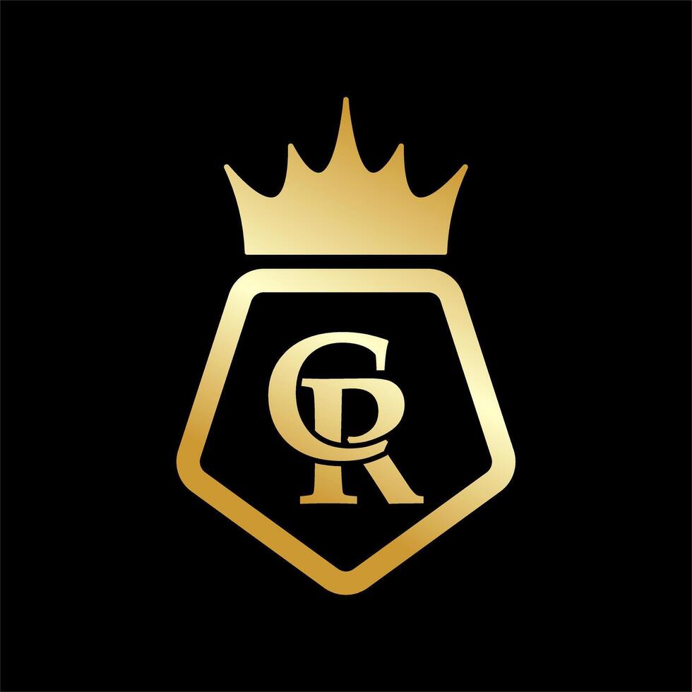 The logo for the royal crown vector
