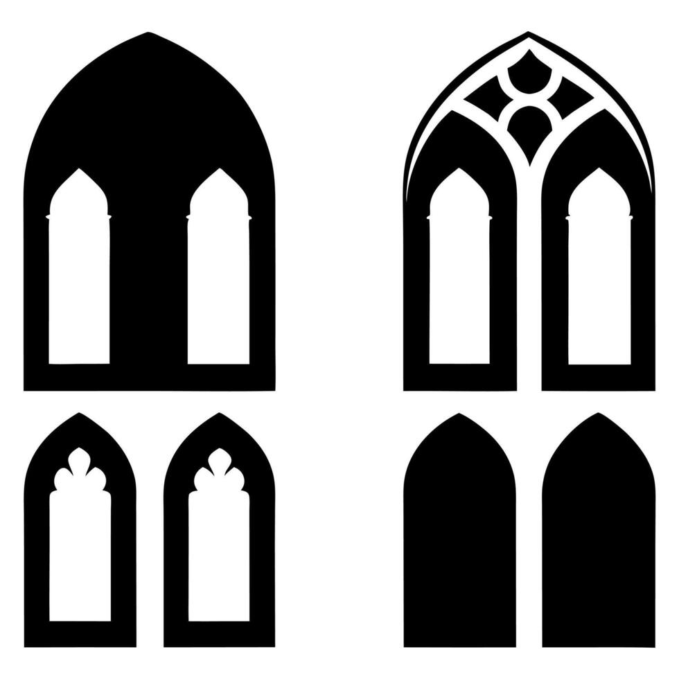 Islamic Architecture Shapes vector
