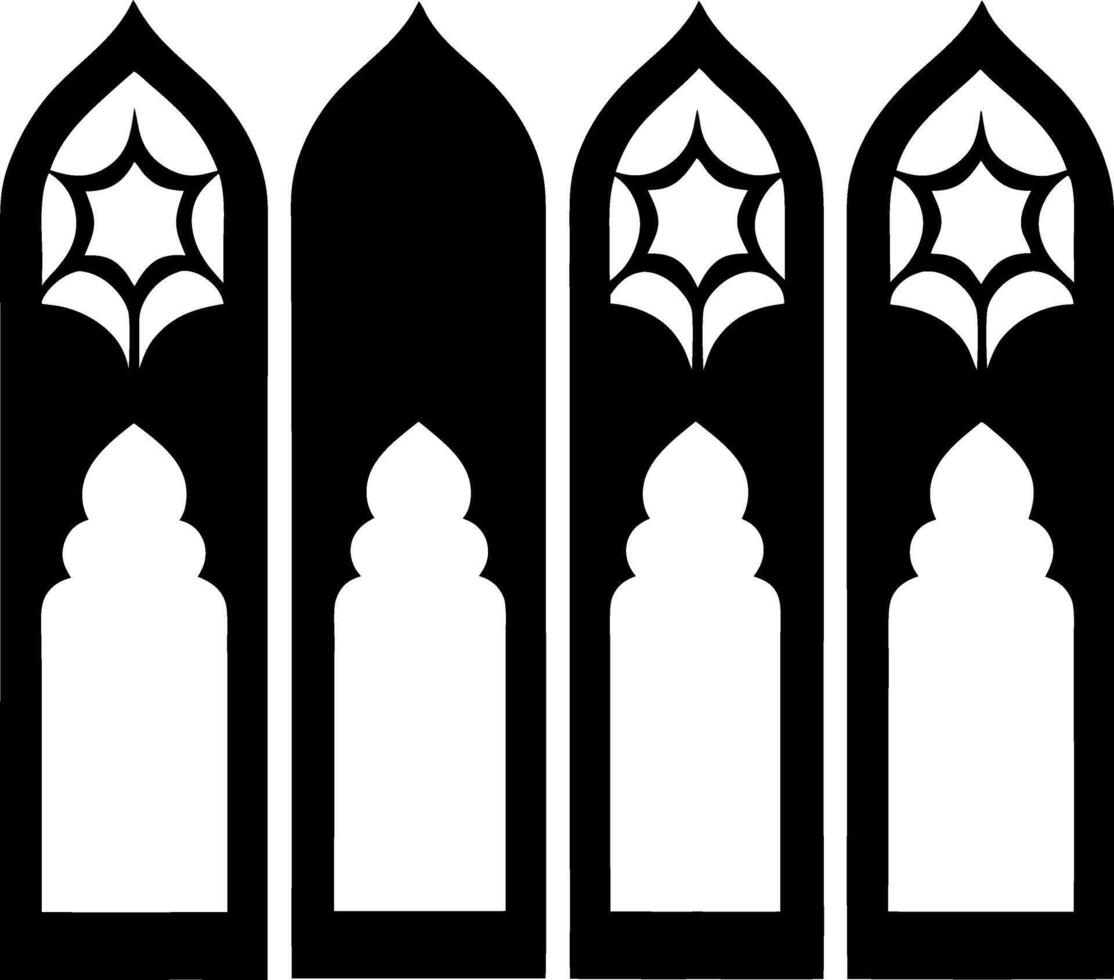 Islamic Door Frame Vectors